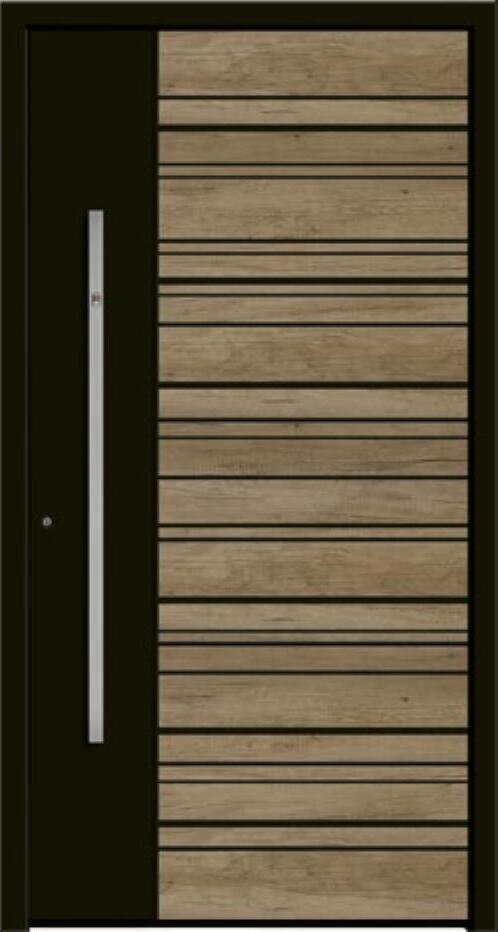 Rodenberg Haustür Art Decor-Paneele Modell 2426 in Holzoptik
