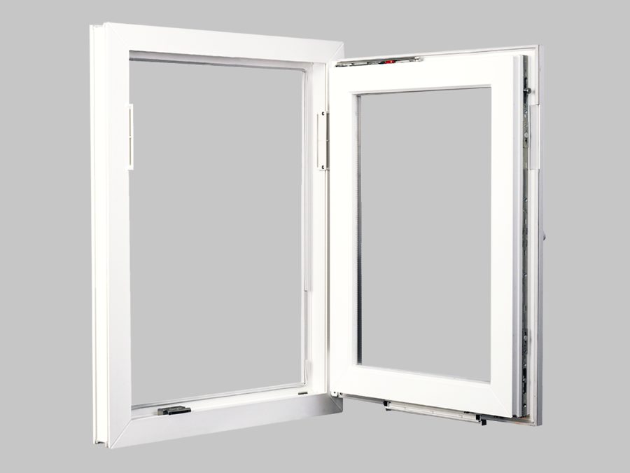 Kunststofffenster mit eingebautem Regel-air PLUS